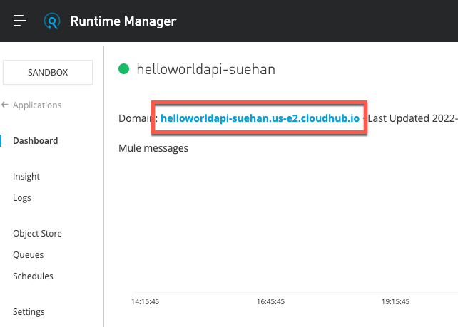 Runtime Manager HelloWorldAPI