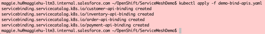 Use de binding definition file