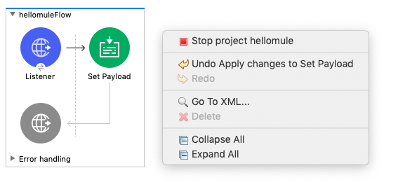Stop project hellomule