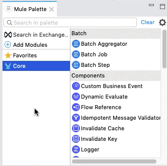 Mule Palette - add HTTP module