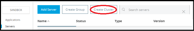 gcp create cluster
